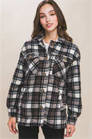 Long-Sleeved Button up Flannel